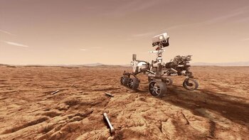 El astromóvil rover Perseverance de