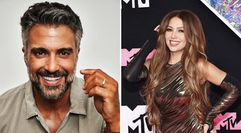 Thalía y Jaime Camil, dos