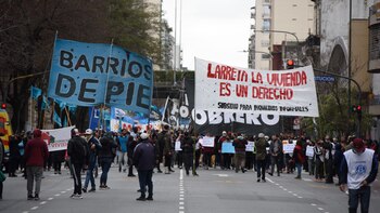 La movilización planteaba como reivindicación
