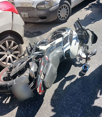 La moto usada por los