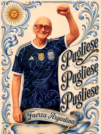 estampita de Pugliese mundial