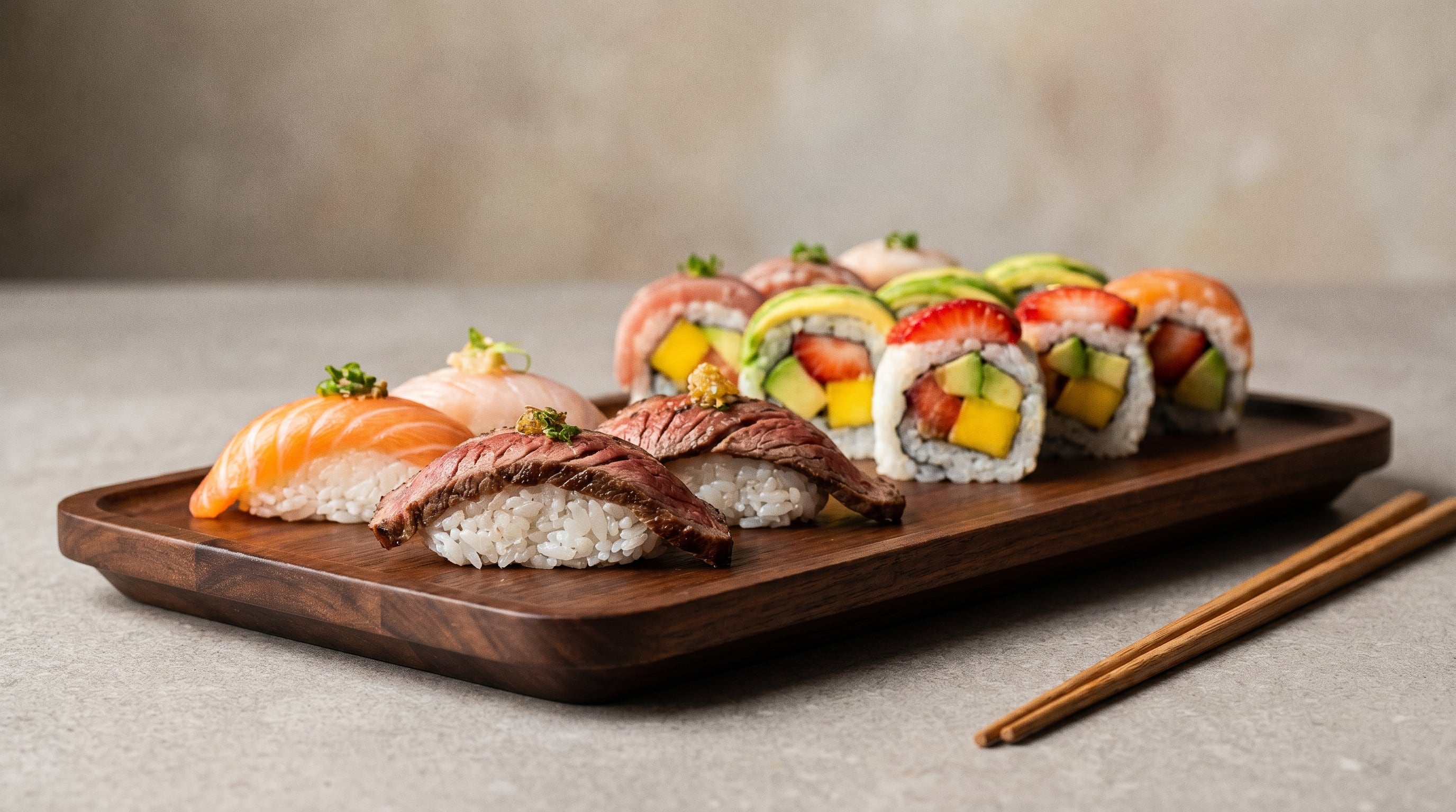 El sushi vive una transformación profunda, chefs innovan con ingredientes y técnicas, fusionando tradición japonesa con propuestas audaces e influencias locales (Imagen Ilustrativa Infobae)