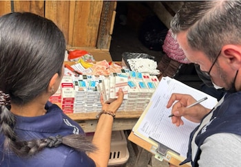 La acción policial refuerza la importancia de que los ciudadanos adquieran medicamentos solo en establecimientos legales y regulados por las autoridades. (Foto: Ministerio Público)