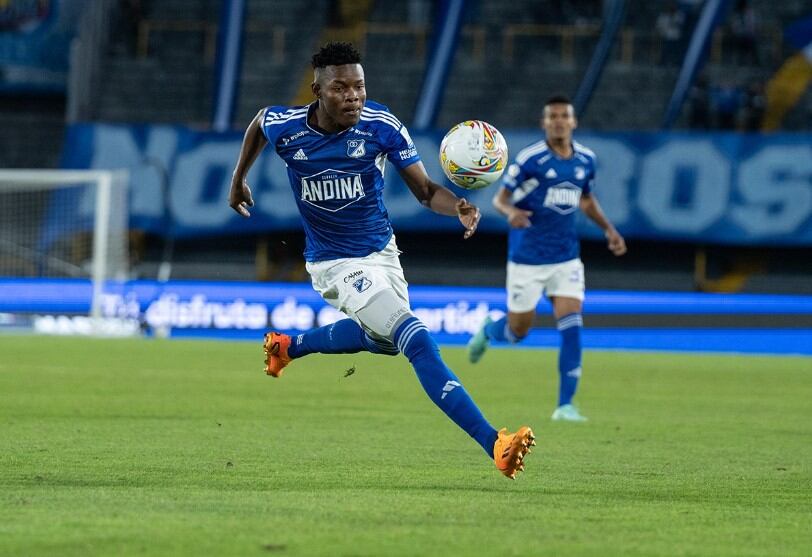 Yuber Quiñones fue cedido por Millonarios al Pereira en julio de 2024, luego fue vendido en agosto de 2025 y ahora quedó libre por falta de salarios - crédito Millonarios FC