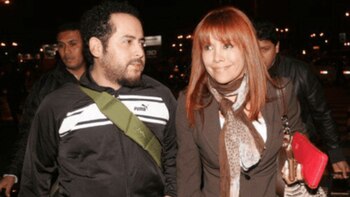 Magaly Medina y su hijo