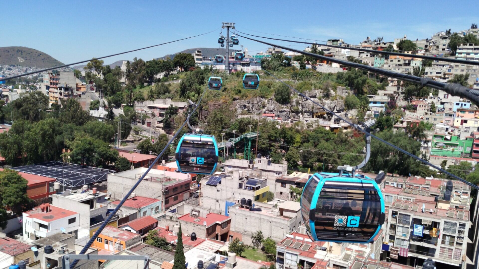 Anuncian nueva Línea de Cablebús en la alcaldía Álvaro Obregón de la Ciudad de México. Foto: X/@MICablebusCDMX.