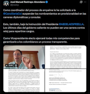 José Manuel Restrepo - crédito @jrestrp/X