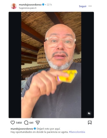 José Ordoñez compartió el video