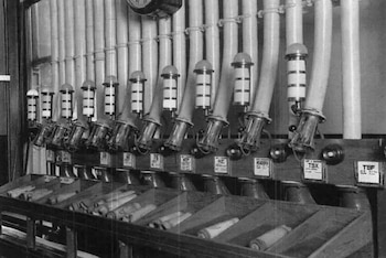 El sistema de tubos neumáticos