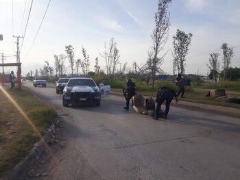 Se utilizaron llantas y un