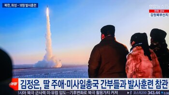 La televisión surcoreana transmitió imágenes