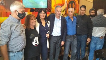 Miguel Ángel Pichetto, junto a