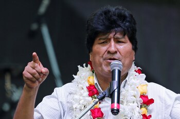 Evo Morales, presidente de Bolivia