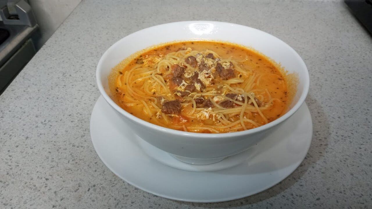 Receta de Sopa a la Minuta