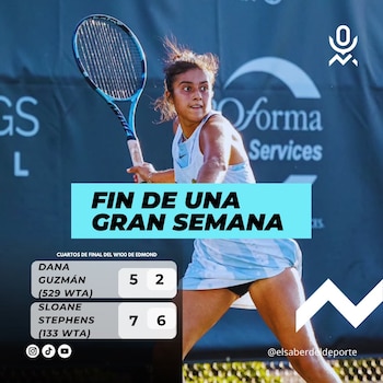 Dana Guzmán se despidió del W100 de Edmond.