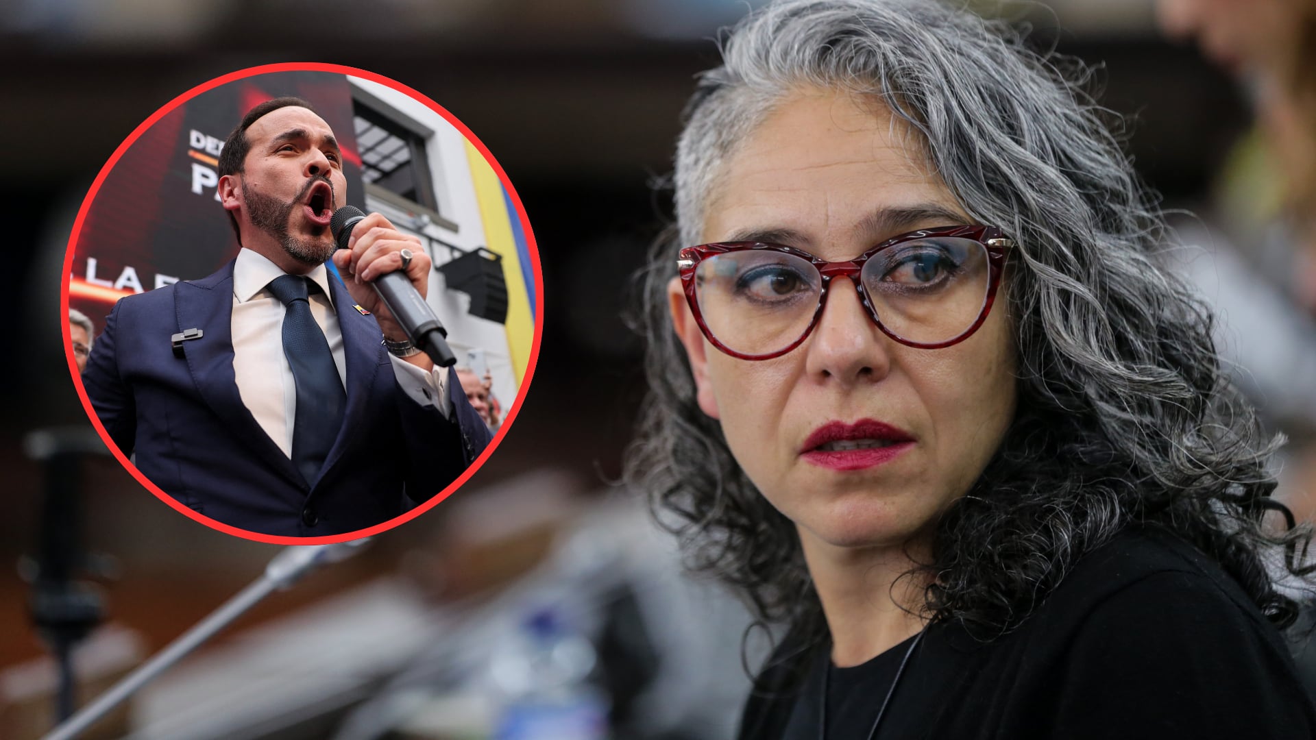 La senadora María José Pizarro instó al candidato presidencial Abelardo de la Espriella a dejar el