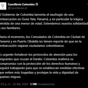 Cancillería se pronunció sobre el