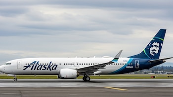 Un vuelo de Alaska Airlines