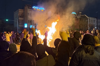 Disturbios y protestas en Teherán,
