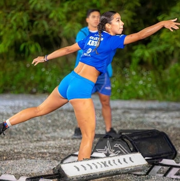 Katia Gallegos podría ganar la medalla hoy 7 de abril