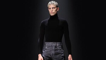 Garnacho desfiló para Balenciaga