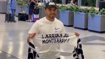 Orbelín Pineda llega a Monterrey para reportar con Matías Almeyda: “Venimos con ganas de trascender”
