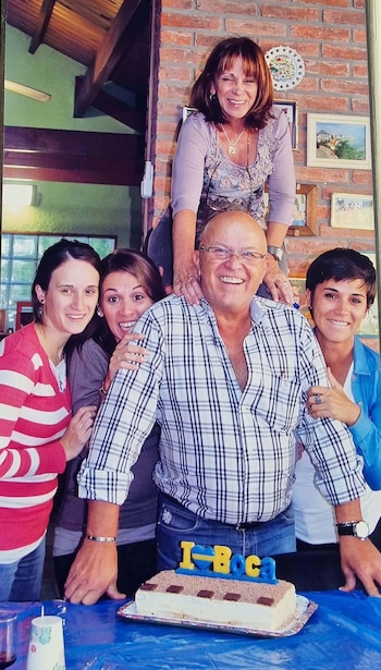 Mi papá, arriba mi mamá,