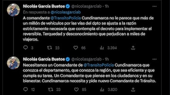 Gobernador de Cundinamarca calificó de