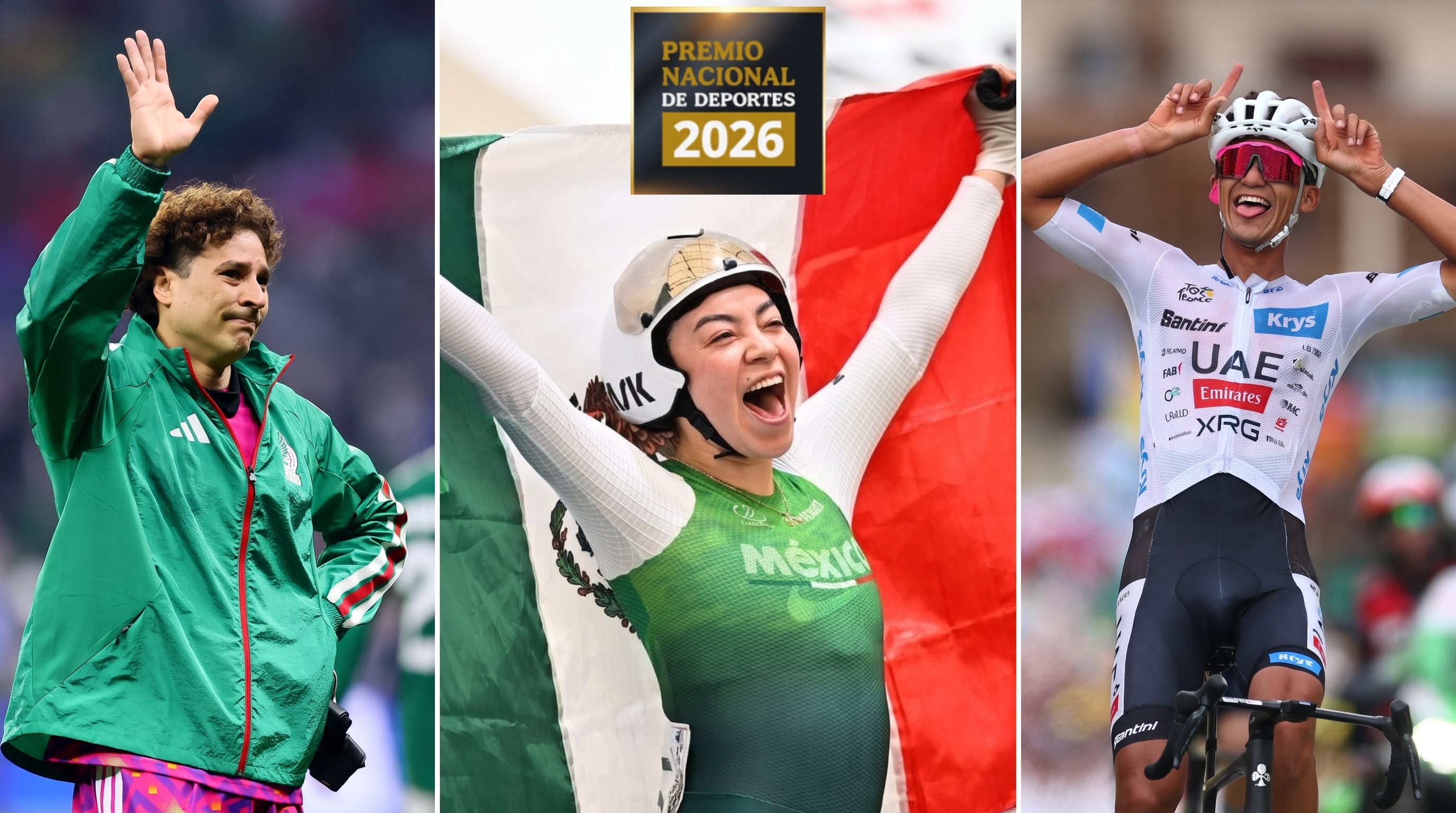 Guillermo Ochoa, Isaac del Toro, Yareli Acevedo y todos los ganadores del Premio Nacional de Deportes 2026
