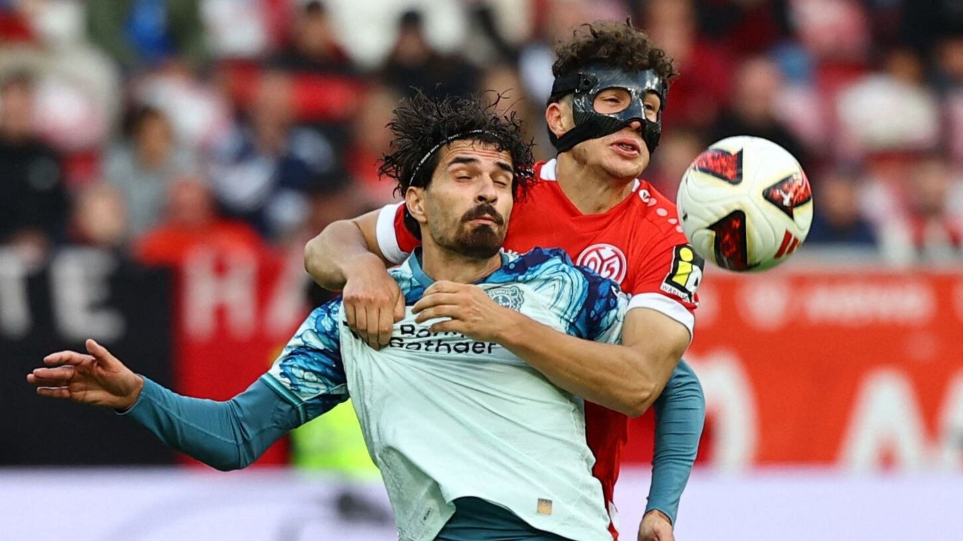 Fabio Gruber reapareció con Mainz 05 en derrota ajustada frente a Bayer Leverkusen. - Crédito: REUTERS