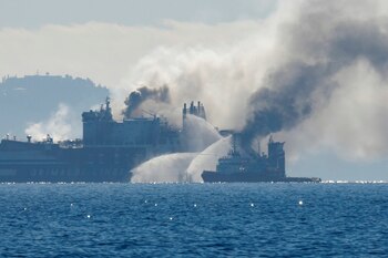 El humo en el Euroferry