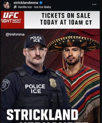 El peleador asegura que representa