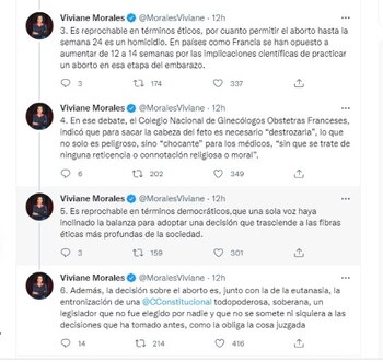 Morales reprocha la decisión de la Corte Constitucional Foto: Twitter @MoralesViviane