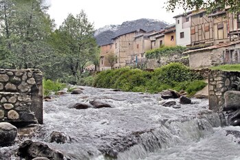 Río Ambroz, en Hervás, Cáceres.