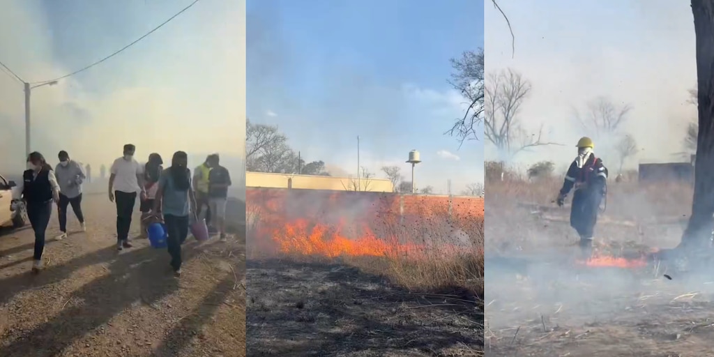 Salta enfrenta más de 25 focos de incendio activos propagados por el viento Zonda