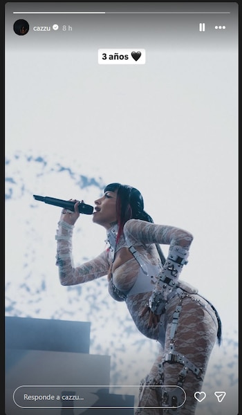 Cazzu revive momento del anuncio de su embarazo. (Captura de pantalla)