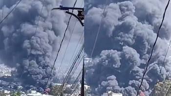 Se desata incendio en fábrica