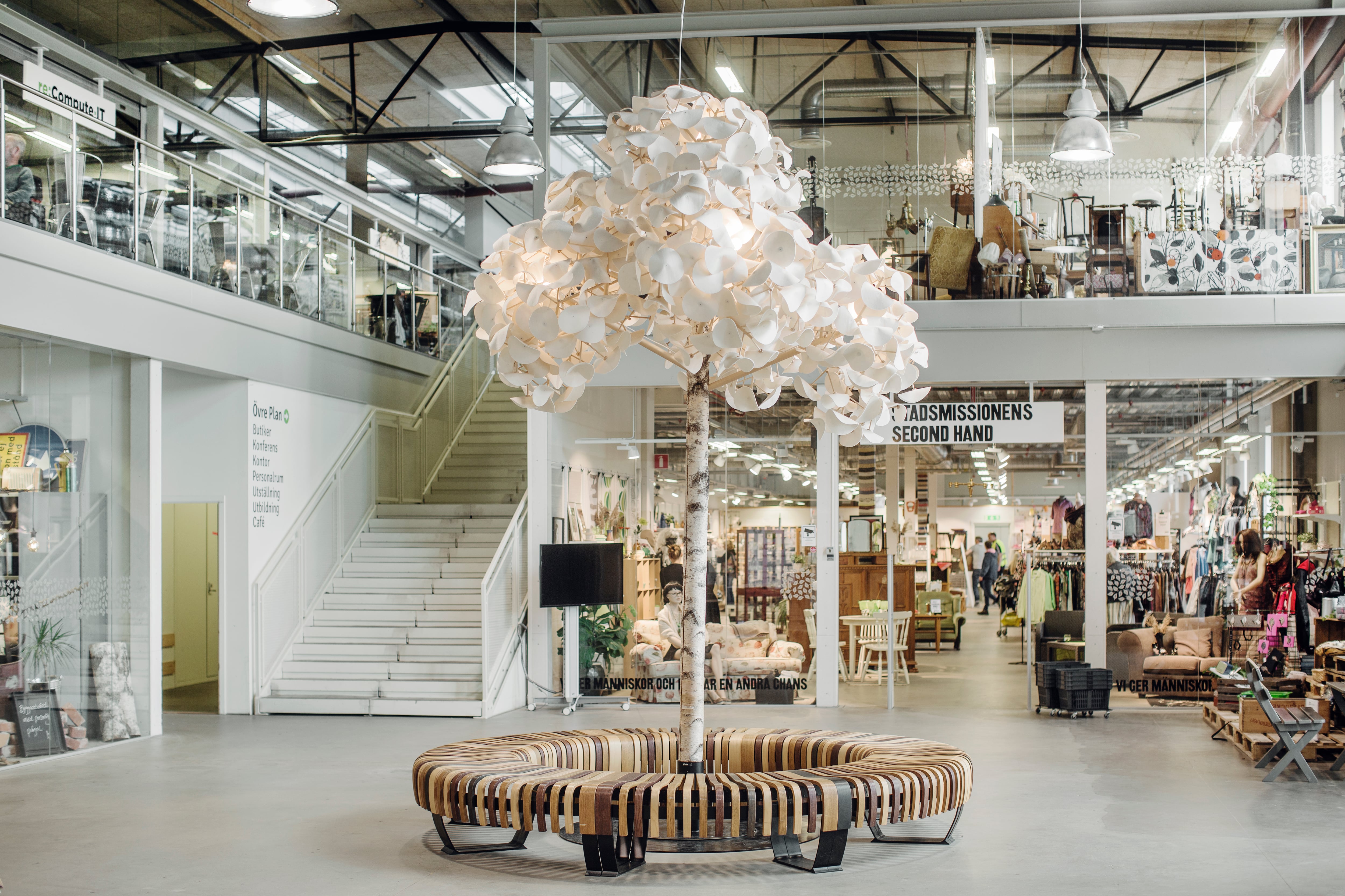 Centro Comercial ReTuna en Suecia. (ReTuna/Lina Östling)