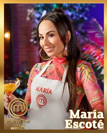 María Escoté en 'MasterChef Celebrity' (RTVE).