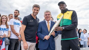 Usain Bolt, together with the