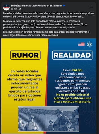 Un video falso se propaga entre quienes sueñan con un futuro en el país del norte. El comunicado diplomático señala manipulaciones y detalla las consecuencias de confiar en mensajes sin respaldo oficial.