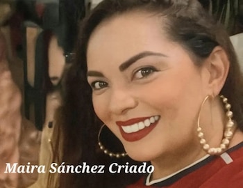 María Alejandra Sánchez Criado, pasajera