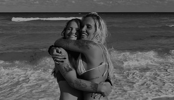 Candela Jalabert con su hermana Agostina (Foto Instagram)