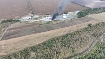 Ucrania destruyó un puesto militar