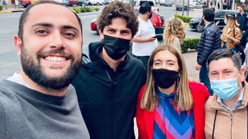 Con Pablo Domenichini, Danya Tavela