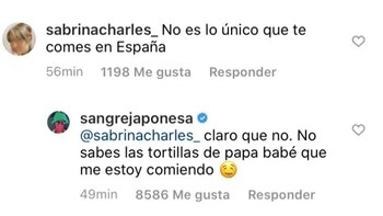 La China Suárez le respondió