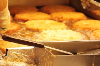 El pollo frito fue lo