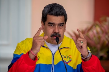 En la imagen, Nicolás Maduro