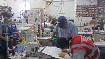 Ocho personas fueron encontradas trabajando