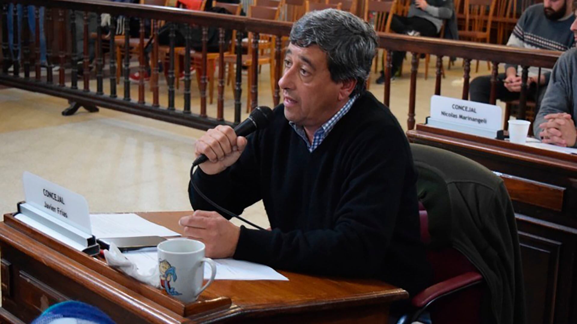 Javier Frías, el concejal de Olavarría que fue baleado en un robo